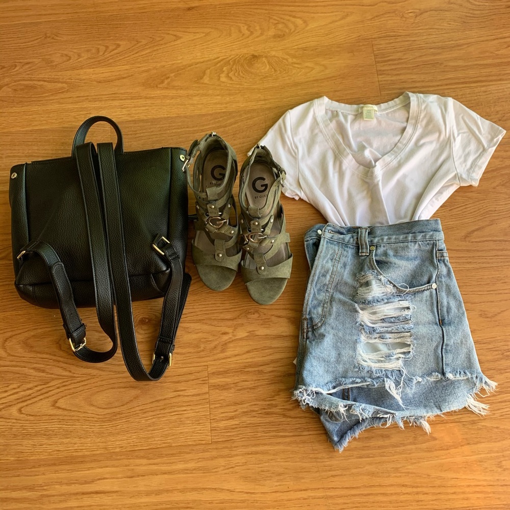 G By Guess Green Wedges